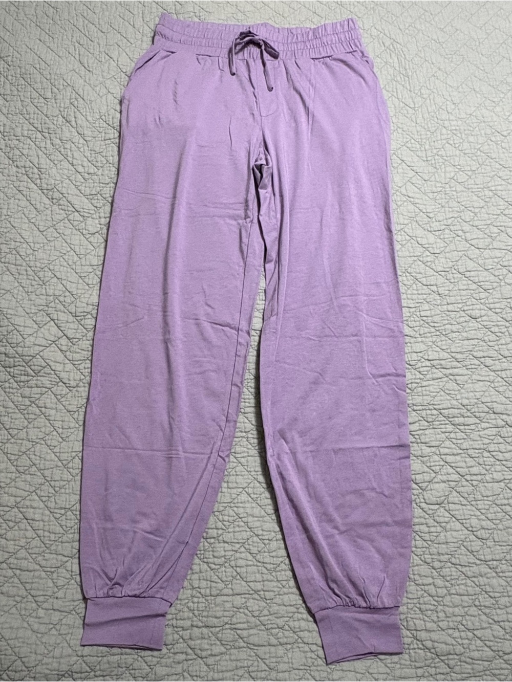 AnyBody Cozy Knit Luxe Jogger Lounge Pants XXS Tall Purple A398625